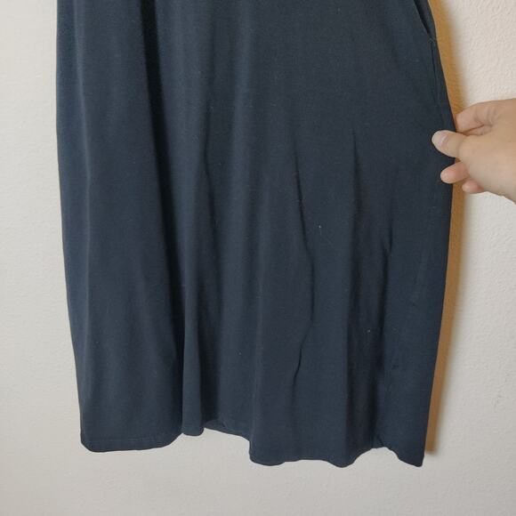 Pact Organic Cotton Halter Fit & Flare Dress Small Pockets Minimalist Travel - Picture 8 of 15